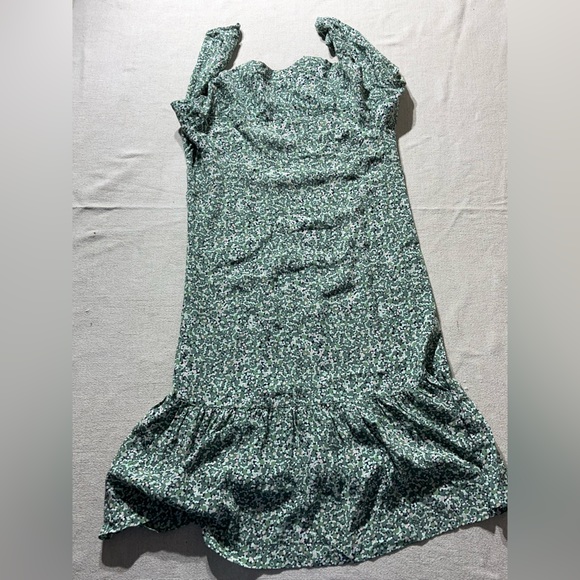 Olsen Flounce Longsleeve V-neck Floral Maxi Dress - Picture 11 of 11